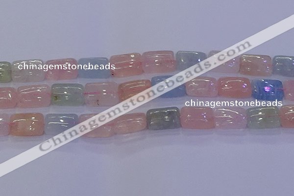 CMG246 15.5 inches 13*18mm rectangle morganite beads wholesale