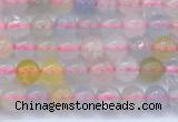 CMG475 15 inches 4mm round morganite gemstone beads