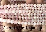 CMG506 15 inches 6mm round pink morganite gemstone beads