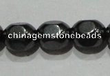 CMH169 15.5 inches 6*8mm lantern magnetic hematite beads