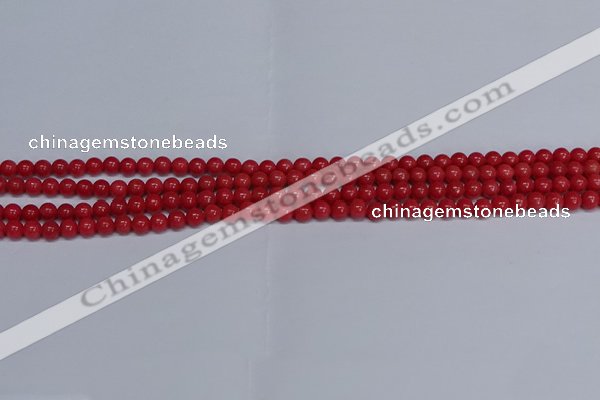 CMJ106 15.5 inches 4mm round Mashan jade beads wholesale