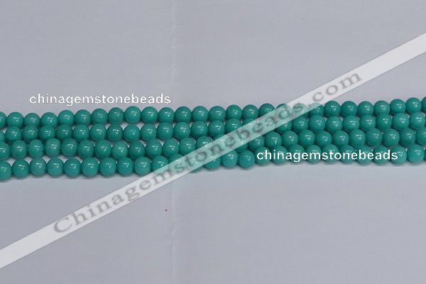 CMJ191 15.5 inches 6mm round Mashan jade beads wholesale