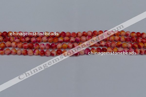 CMJ401 15.5 inches 6mm round rainbow jade beads wholesale