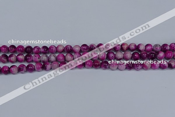 CMJ528 15.5 inches 8mm round rainbow jade beads wholesale