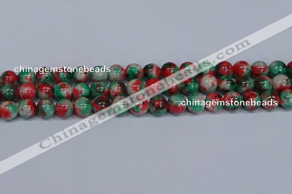 CMJ537 15.5 inches 12mm round rainbow jade beads wholesale