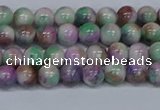 CMJ716 15.5 inches 6mm round rainbow jade beads wholesale