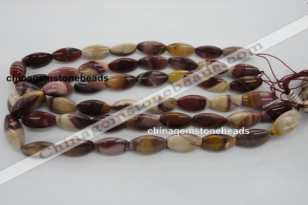 CMK106 15.5 inches 11*22mm trihedron mookaite beads wholesale