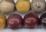 CMK370 15 inches 10mm round mookaite beads, 2mm hole