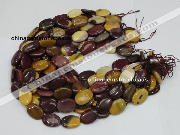 CMK75 15.5 inches 18*25mm oval mookaite gemstone beads wholesale