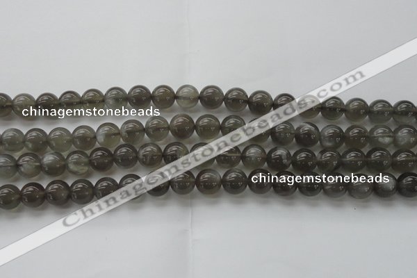 CMS1072 15.5 inches 8mm round grey moonstone beads wholesale