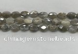 CMS1812 15.5 inches 10*14mm faceted oval AB-color moonstone beads