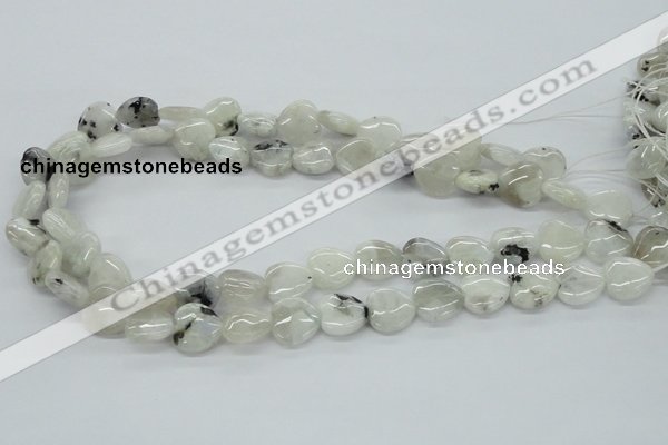 CMS213 15.5 inches 14*14mm heart moonstone gemstone beads wholesale