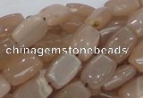 CMS26 15.5 inches 8*12mm rectangle moonstone gemstone beads wholesale