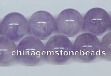 CNA406 15.5 inches 18mm round natural lavender amethyst beads