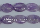 CNA447 15.5 inches 15*20mm oval natural lavender amethyst beads