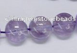 CNA808 15.5 inches 20mm round natural light amethyst beads