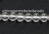 CNC02 15.5 inches 8mm round grade AB natural white crystal beads