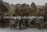 CNG1129 15.5 inches 8*12mm - 13*18mm nuggets smoky quartz beads