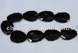 CNG1334 15.5 inches 35*40mm faceted freeform agate beads