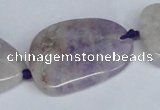 CNG1427 15.5 inches 20*30mm - 35*45mm freeform lavender amethyst beads