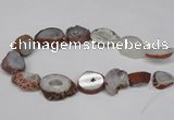 CNG1601 15.5 inches 18*25mm - 25*30mm freeform druzy agate beads