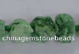 CNG1642 15.5 inches 13*18mm - 18*25mm nuggets plated druzy agate beads