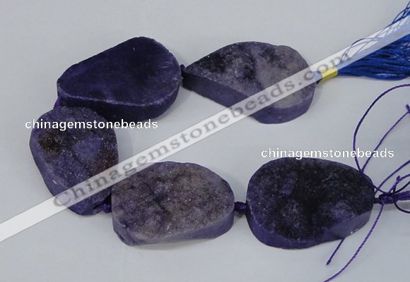 CNG2136 7.5 inches 25*30mm - 30*35mm freeform agate beads