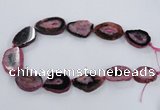 CNG2532 15.5 inches 20*28mm - 30*40mm freeform druzy agate beads