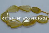 CNG2662 15.5 inches 35*45mm - 40*55mm freeform agate beads