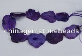 CNG2673 15.5 inches 30*40mm - 40*50mm freeform druzy agate beads