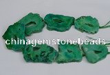 CNG2681 15.5 inches 30*40mm - 40*50mm freeform druzy agate beads