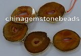 CNG2859 8 inches 40*45mm - 50*60mm freeform druzy agate beads