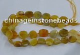 CNG2907 15.5 inches 12*16mm - 15*25mm freeform agate beads