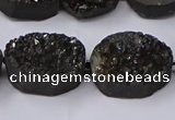 CNG2977 15.5 inches 13*18mm - 20*25mm freeform druzy agate beads
