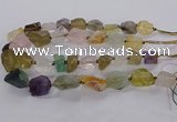 CNG3428 15.5 inches 15*20mm - 20*30mm nuggets mixed quartz beads