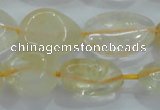 CNG350 15.5 inches 13*18mm - 20*25mm nuggets citrine gemstone beads