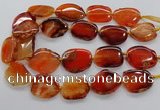 CNG3514 15.5 inches 20*25mm - 25*35mm freeform agate slab beads