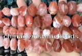 CNG3613 15.5 inches 13*20mm - 15*24mm faceted nuggets red agate beads