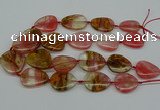 CNG5155 16*22mm - 30*35mm freeform volcano cherry quartz beads