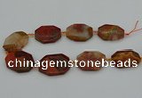 CNG5317 15.5 inches 25*35mm - 35*45mm freeform agate beads