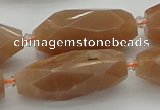 CNG5612 15.5 inches 15*35mm - 18*40mm faceted rice moonstone beads
