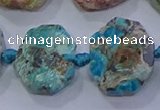 CNG5895 15.5 inches 10*14mm - 12*16mm faceted freeform chrysocolla beads