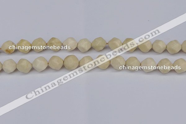 CNG6049 15.5 inches 12mm faceted nuggets jasper beads
