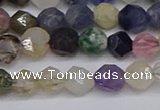 CNG6265 15.5 inches 6mm faceted nuggets mixed gemstone beads