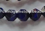 CNG6543 15.5 inches 8mm faceted nuggets blue tiger eye beads