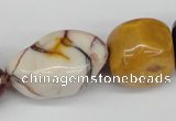 CNG74  15.5 inches 13*18mm - 25*35mm nuggets mookaite gemstone beads