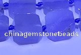 CNG7604 15.5 inches 14*15mm - 15*16mm freeform blue chalcedony beads