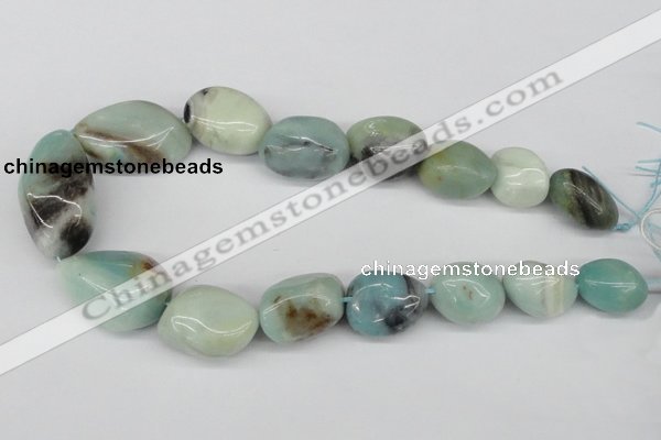 CNG78 15.5 inches 13*18mm - 25*35mm nuggets amazonite gemstone beads