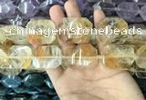 CNG7828 15.5 inches 22*30mm - 28*35mm faceted freeform citrine beads