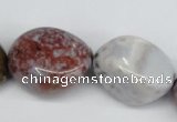 CNG82 15.5 inches 12*16mm - 18*30mm nuggets ocean agate beads